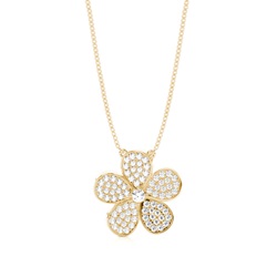 Pave Setting Round Diamond Designer Pendant