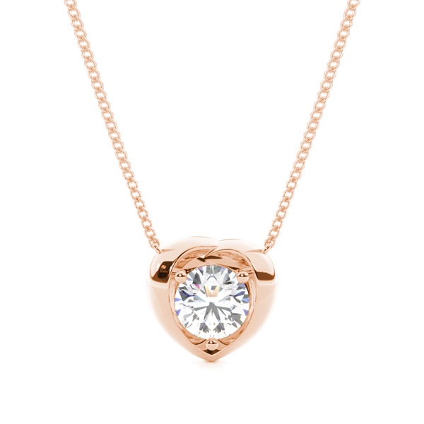 3 Prong Setting Classic Solitaire Pendant