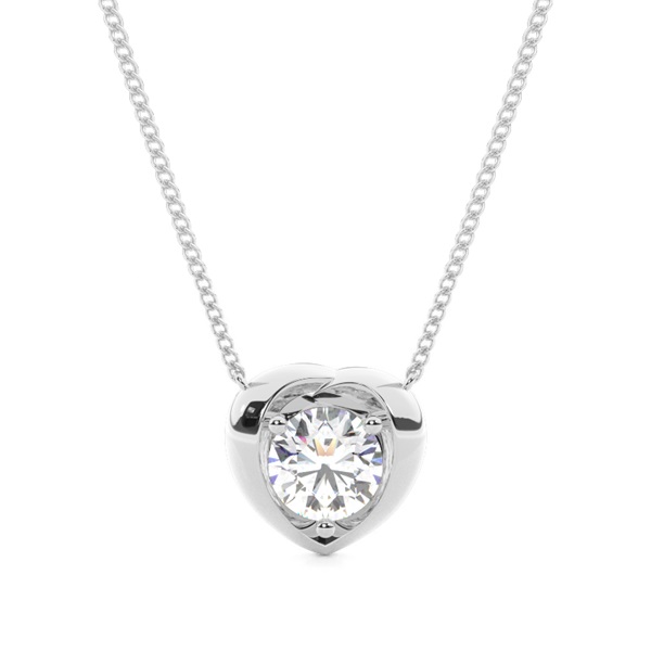 3 Prong Setting Classic Solitaire Pendant
