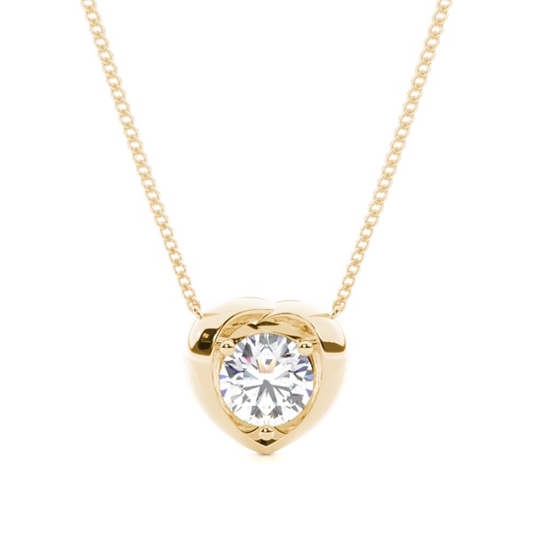 3 Prong Setting Classic Solitaire Pendant