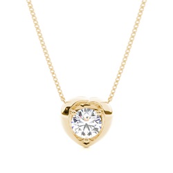 3 Prong Setting Classic Solitaire Pendant