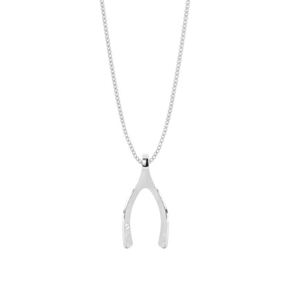Silver Delicate Diamond Pendants