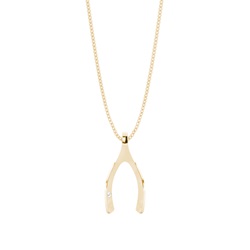 4 Prong Setting Round Diamond Delicate Pendant