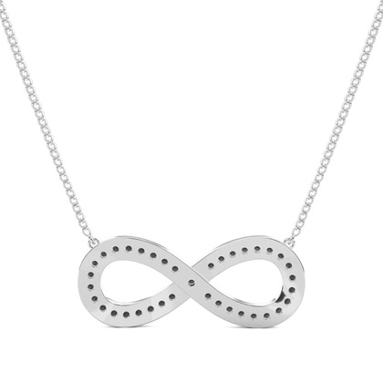 Runder Designer-Anhänger mit schwarzem Diamant in Pave-Fassung