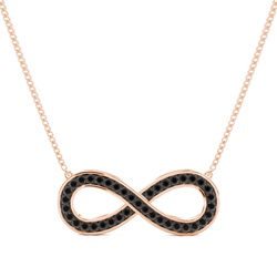 Pave Setting Round Black Diamond Designer Pendant