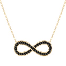 Pave Setting Round Black Diamond Designer Pendant