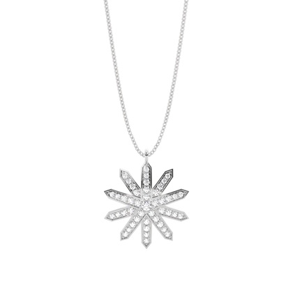 Pave Setting Round Diamond Designer Pendant