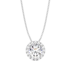 Multi Diamant Anhänger in einer Krappenfassung