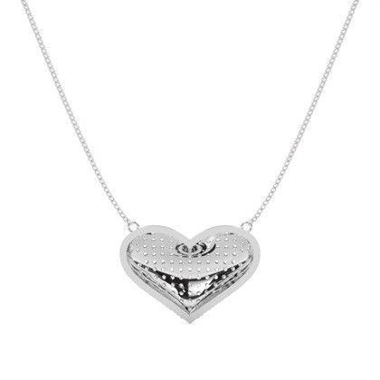 Runder Diamant Designer Anhänger in einer Krappenfassung