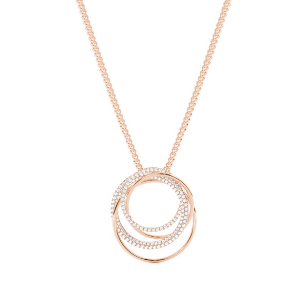 Prong Setting Round Diamond Designer Pendant