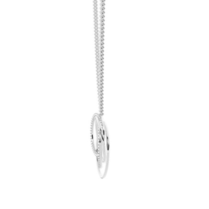 Prong Setting Round Diamond Designer Pendant