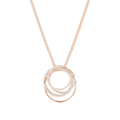 Prong Setting Round Diamond Designer Pendant