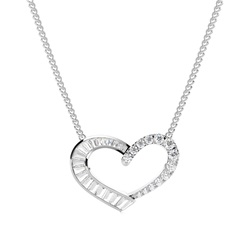 Diamant Anhänger in einer Zargenfassung