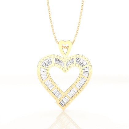 Yellow Gold Diamond Pendants & Necklaces