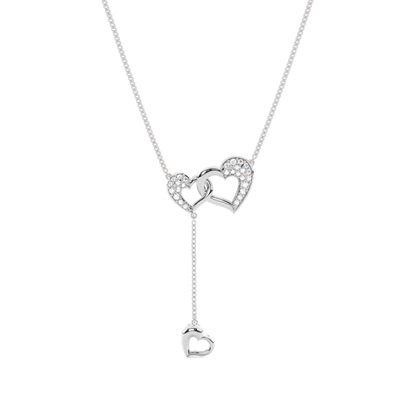 Pave Setting Round Diamond Heart Pendant