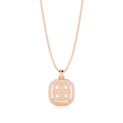 Rose Gold Cluster Pendants