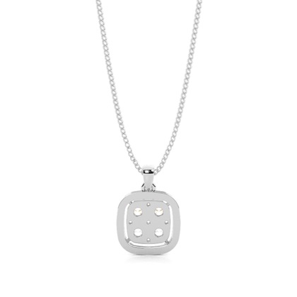 Round Diamond Cluster Pendants