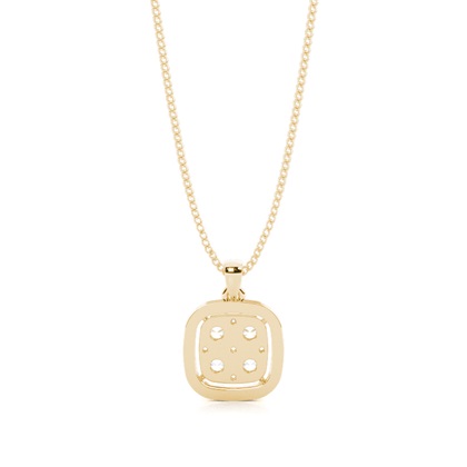 Yellow Gold Cluster Pendants