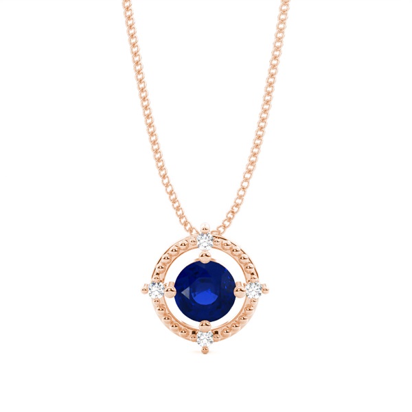 4 Prong Setting Gemstone Designer Pendant