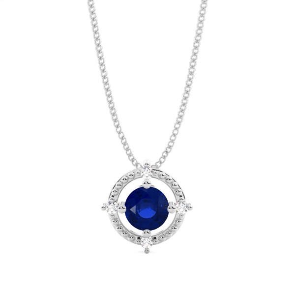4 Prong Setting Gemstone Designer Pendant