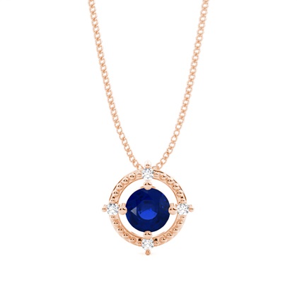 4 Prong Setting Gemstone Designer Pendant