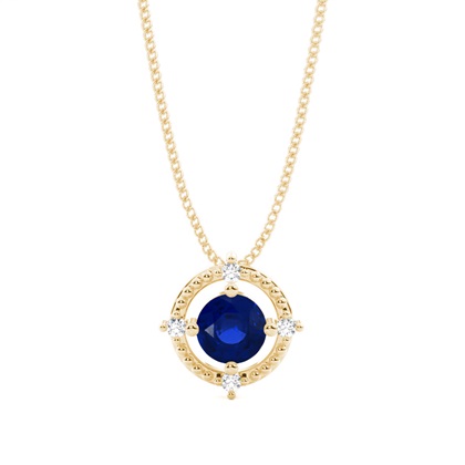 4 Prong Setting Gemstone Designer Pendant