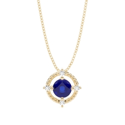 4 Prong Setting Gemstone Designer Pendant