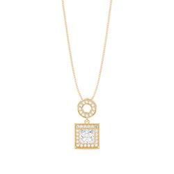 4 Prong Setting Halo Pendant