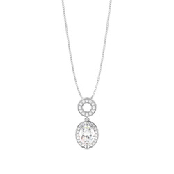 4 Prong Setting Halo Pendant