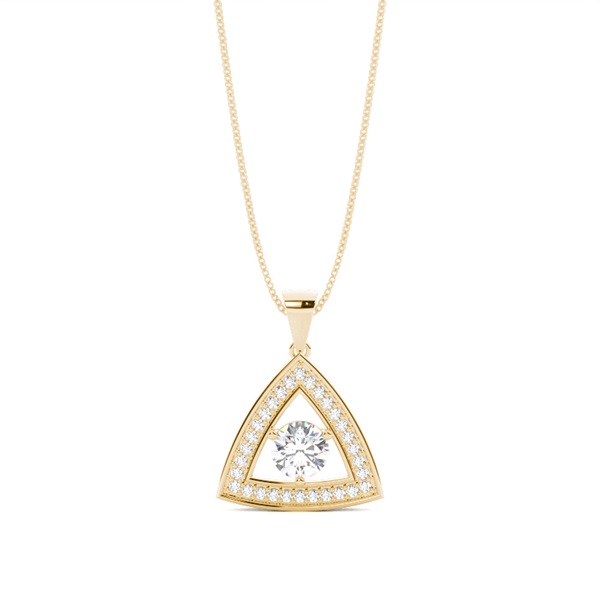 4 Prong Setting Halo Pendant