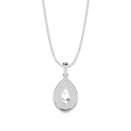 Multi Diamant Anhänger in einer Krappenfassung