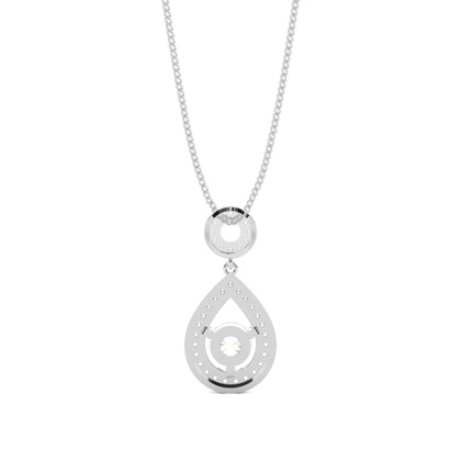 Multi Diamant Anhänger in einer Krappenfassung