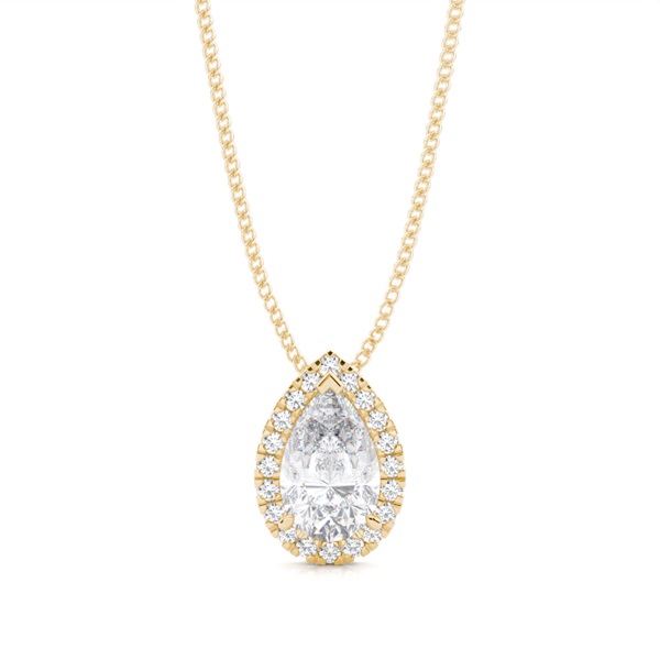 Prong Setting Moissanite Cluster Pendant