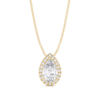 Prong Setting Moissanite Cluster Pendant