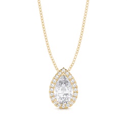 Prong Setting Moissanite Cluster Pendant