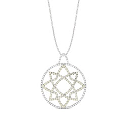Gelber Diamant Designer Anhänger