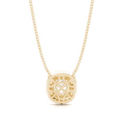 Yellow Gold Moissanite Pendants