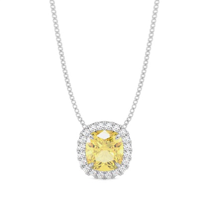 Cushion Diamond Pendants