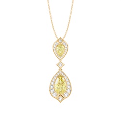 Yellow Diamond Designer Pendant