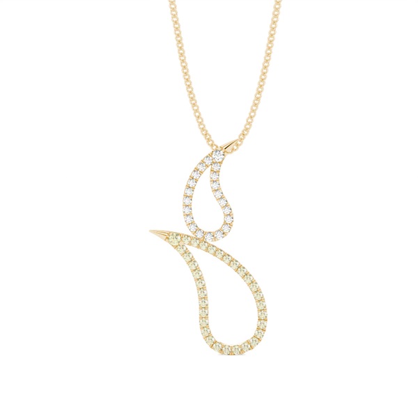 Yellow Diamond Designer Pendant