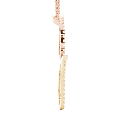 Rose Gold Designer Diamond Pendants