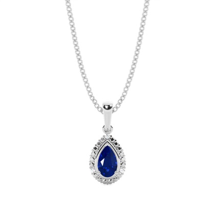 Pear Diamond Pendants