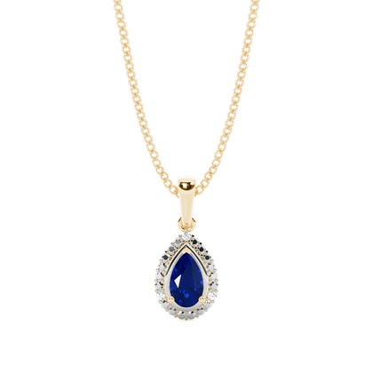 Pear Diamond Pendants
