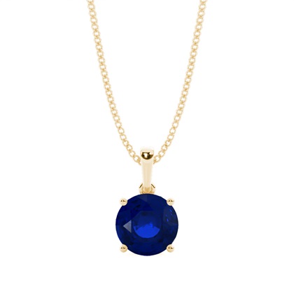 Yellow Gold Diamond Pendants & Necklaces