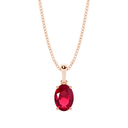 Rose Gold Diamond Pendants Gemstones