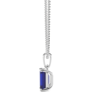 4 Zinkeneinstellung Blue Sapphire Pendent
