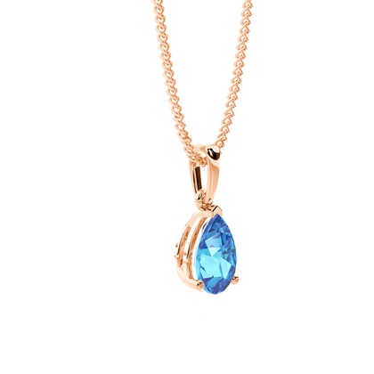 Pear Cut Diamond Pendant Necklaces