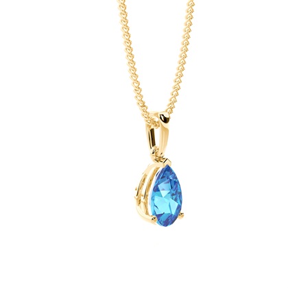 Pear Cut Diamond Pendant Necklaces