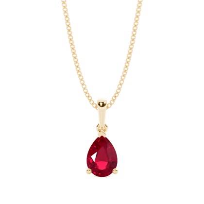 Yellow Gold Diamond Pendants Gemstones