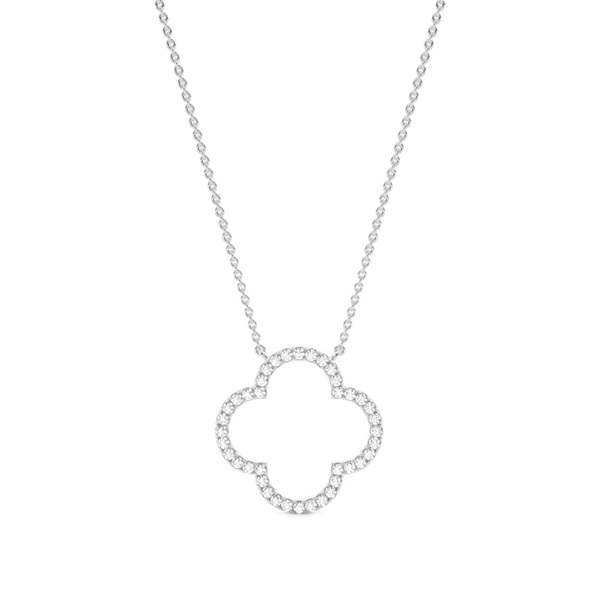 Micro Pave Setting Round Diamond Designer Pendant